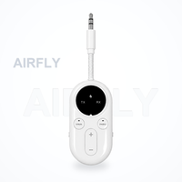 AUX 3.5mm Air Fly Bluetooth draadloze audio zender ontvanger voor maximaal 2 Air Pods draadloze hoofdtelefoons, tv's, iPads, tablets