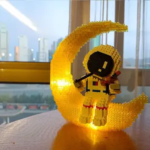Neue Mini Micro Rocket Bausteine Space Moon Satellite Astronaut Diamond Bricks Konstrukteur Spielzeug für Kinder Geschenke