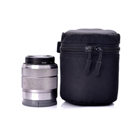 Étui pour objectif d'appareil photo portable étanche pochette sac d'objectif d'appareil photo rembourré professionnel lentilles antichoc sac de transport