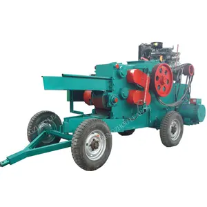 110kw Large Output Wood Chipper with 10-15T/H Electric Wood Branch Cutter Shredder