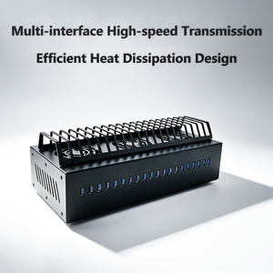 Cargador USB de 20 Puertos, Estación de Carga USB 3.0 Multipuerto para Escritorio, Hub de Carga USB para Teléfono Inteligente y <span class=keywords><strong>iPad</strong></span> - Product Image 2