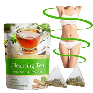 निजी लेबल स्वास्थ्य अनुपूरक 14 दिवसीय डिटॉक्स चाय क्लींजिंग फ्लैट बेली चाय स्वास्थ्य वजन कम करने वाली चाय