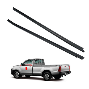 Joint d'étanchéité extérieur en caoutchouc pour porte avant et vitres de fenêtre pour <span class=keywords><strong>Toyota</strong></span> <span class=keywords><strong>Hilux</strong></span> 05-15 68161-0K020 68162-0K020 - Product Image 1