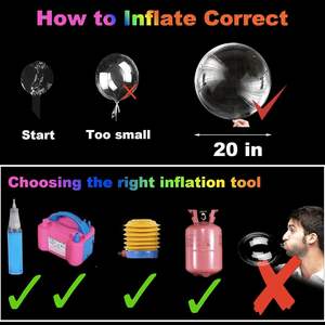 ชุดลูกโป่ง LED ดีไซน์ใหม่ ขายส่ง จำนวนมาก สีสันสดใส ขนาด 18 นิ้ว วัสดุ PVC สำหรับตกแต่งงานรับปริญญา คริสต์มาส พร้อมด้ามจับแบบมีไฟกระพริบ - Product Image 4