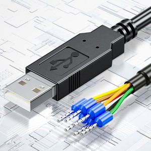Cable Adaptador Convertidor <span class=keywords><strong>USB</strong></span> 2.0 <span class=keywords><strong>a</strong></span> Puerto Serie RS485 de Control de Comunicación de 6 Núcleos TB-1061 de 1.8M - Product Image 5