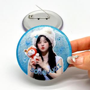ป้ายโลหะกลมพิมพ์โลโก้แบบกำหนดเองคุณภาพสูง - Product Image 2