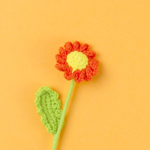Bouquet de petites marguerites en laine tricotée au crochet, fait main, fleur fraîche préservée créative, fleur artificielle, Saint-Valentin - Product Image 3