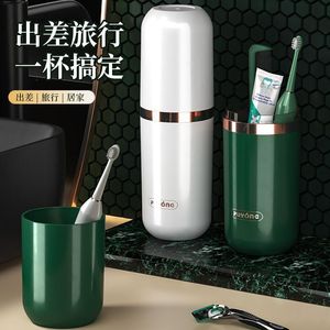 Puyone Travel Toothbrush Cup <b>Set</b> 400Ml Portable Sealed For Business Trip And Daily Use - Product Image 1