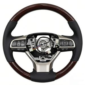 Volante de Cuero y Madera Personalizado para <span class=keywords><strong>Lexus</strong></span> IS350 <span class=keywords><strong>IS200</strong></span> IS460 GX470 ES350 SC430 RC350 LC500 IS359 - Product Image 3