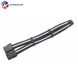 Cable adaptador de alimentación GPU dual PCIe de 8 pines hembra a mini 12 pines macho para tarjetas gráficas <span class=keywords><strong>NVIDIA</strong></span> <span class=keywords><strong>GeForce</strong></span> <span class=keywords><strong>RTX</strong></span> 3070 3080 <span class=keywords><strong>3090</strong></span> - Product Image 2