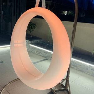 Led Hanging <b>Swing</b> Waterproof Chair Ip65 Customized Color Dc24v Outdoor Indoor For Playgrounds Gardens Events Holiday Displays - Product Image 1