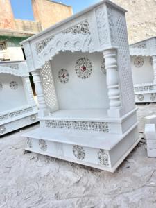 Exclusive Custom Made <strong>Indian</strong> Natural <strong>Stone</strong> Marble <strong>Temples</strong> for Home &amp; Pooja Religious Style <strong>Stone</strong> Crafts As Per Requirements - Product Image 2