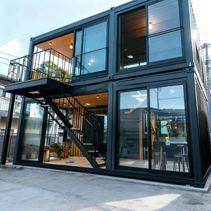 Tùy Chỉnh Không Thấm Nước Thoáng Khí Đúc Sẵn Cấu Trúc Thép Container Nhà Di Động Tường Kính Trường Hội Thảo Trung Tâm Công Viên - Product Image 1