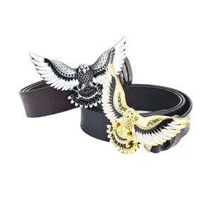 Manufacturers Cheap Promotion New High Quality Creative Eagle Wings Shape Design Men's Western Automatic Belt Buckle