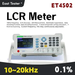Medidor <span class=keywords><strong>LCR</strong></span> de Bancada East Tester ET4501 ET4502 ET4510, Ponte Digital de Bancada Branca Personalizável 10Hz~100kHz para Laboratório de Precisão - Product Image 6