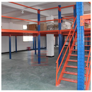 भारी शुल्क गोदाम भंडारण के लिए अनुकूलित स्टील मेजेनाइन फ्लोर रैक प्रणाली - Product Image 2