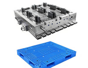 Chất Lượng Cao Nhiệm Vụ Nặng Nề Mặt Duy Nhất Nhựa Xuất Khẩu Ép Phun <span class=keywords><strong>Pallet</strong></span> Khuôn Nhà Sản Xuất Cho 1100*900 9 Chân Nhựa <span class=keywords><strong>Pallet</strong></span> - Product Image 2