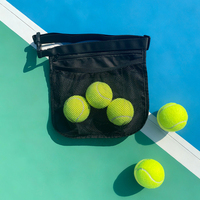 Porte-balles de tennis et pickleball de voyage, accessoire de rangement pour balles, sacoche de ceinture ou de hanche, pochette pour balles