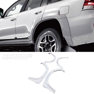 Para Toyota Land Cruiser LC200 2016-2020: Embellecedores de guardabarros, kit de carrocería para ceja de rueda, arco de rueda, extensión de guardabarros, pieza exterior. - Product Image 2