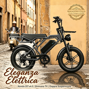 Electric Dirt Bike 20" Fat Tire Ebike Adult 48V Dual Suspension Hydraulic Brake Electric Bicycle for Mountain Off-Road - Product Image 1
