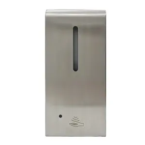 Dispensador automático de jabón líquido para hotel, sin contacto, 1000ml, sensor 304, acero inoxidable