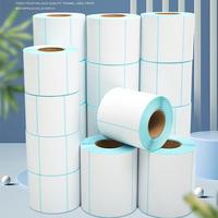 Rouleau d'étiquettes autocollantes thermiques pour codes-barres, résistantes à l'huile, pour aliments, congélateur, prix, expédition, imprimante, pour supermarchés et usines