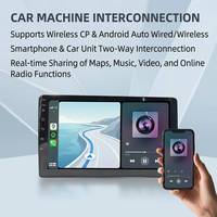 Reproductor de DVD para Auto de 7/9/10 Pulgadas, Pantalla Multimedia T133, 4+64GB, Android, Estéreo para Auto, CarPlay Inalámbrico, Mirror Link, GPS, WiFi