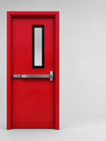 Porte de sécurité en acier ignifuge, porte intérieure industrielle, utilisation résidentielle ou comme porte d'entrée