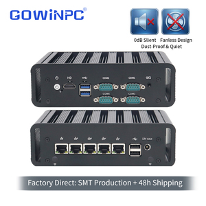 เมนบอร์ดมินิพีซีอุตสาหกรรม Intel N100 พร้อมพอร์ต LAN 5 กิกะบิต RS232 RS485 Serial I/O สำหรับอุปกรณ์ไฟร์วอลล์ - Product Image 4