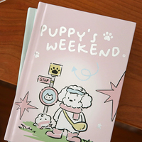 Carnet de luxe de style kawaii, papier de qualité supérieure, couleurs pastel, cadeau de mariage, anniversaire d'entreprise