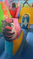 Château gonflable pour enfants - Matériel PVC écologique - Utilisation commerciale - Multi-usages - Extérieur/intérieur - Économique