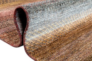 Handmade Tibetan Wool Silk Jacquard Braided Modern Carpet Hand Knotted Designer Floor Rug Custom Colors for Hotels Villas - Product Image 2