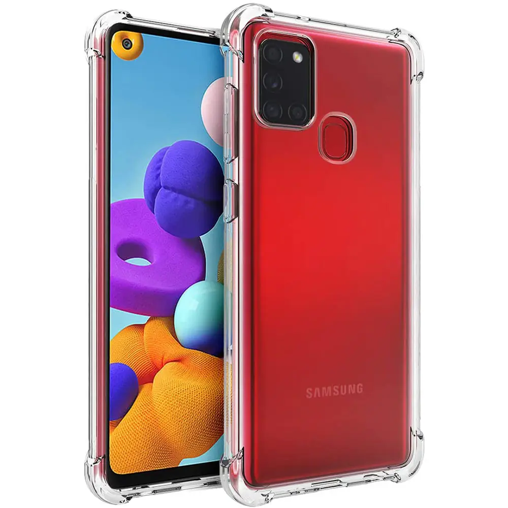 Laudtec Smartphone Back Covers Cases for Samsung Wholesale Shockproof Case for Samsung Galaxy A21s