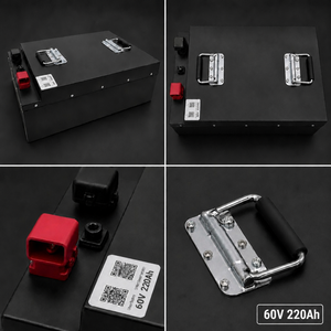 13.2kW Smart 60V LiFePO4 Baterai Lithium Iron Phosphate untuk Golf Cart Forklift Deep Cycle Grade A Smart BMS Bluetooth - Product Image 4