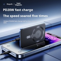 Chargeur rapide portable de haute qualité 5000mAh 20W, mini batterie externe sans fil, charge magnétique ABS Type-C pour appareils mobiles, OEM/ODM, prise USA