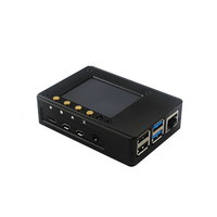 Nouveau Raspberry Pi 3/4 modèle B, module d'affichage LCD TFT de 2,2 pouces/2,4 pouces avec boîtier en alliage d'aluminium