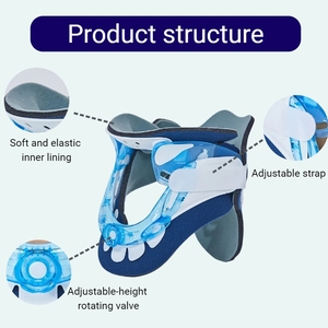 Colar <span class=keywords><strong>Cervical</strong></span> Médico Ajustável para Tração e Suporte Respirável - Product Image 3