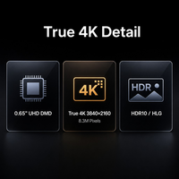 Projecteur 4K ViewSonic LSD500-4K 5000 Lumens ANSI Projecteur laser DLP 3000000:1 Cinéma maison