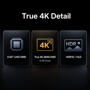 Proyector 4K ViewSonic LSD500-4K 5000 ANSI Lúmenes, Proyector Láser DLP 3000000:<span class=keywords><strong>1</strong></span>, Cine en Casa - Product Image 2