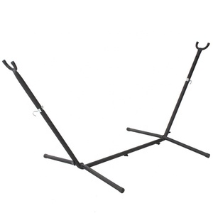 Soporte de <span class=keywords><strong>hamaca</strong></span> plegable doble Lloydberg para exteriores, resistente, portátil, para camping y senderismo, incluye bolsa de transporte. - Product Image 2