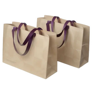 Factory Supply Custom Brown Kraft Burger Bag Beschichtetes Papier Fast Food Take Away Siebdruck für Infusionen und Kondome - Product Image 2