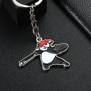 Tiểu Thuyết và đáng yêu Kung Fu Panda Kẽm hợp kim mềm men phim hoạt hình Keychain - Product Image 5