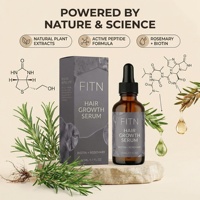 Sérum Capillaire Croissance Cheveux au Collagène et Biotine, Peptides, pour Cheveux Plus Épais et Volumineux, Nourrissant le Cuir Chevelu, Sans Prostaglandine, OEM, Marque Privée, Vente en Gros