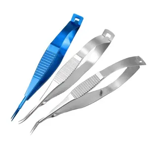 Vannas Ophthlamic Microsurgery Surgical Capsulotomy Scissors With Angled Tips