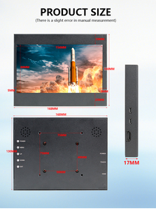 핫 세일 오렌지 파이 Aida64 컴퓨터 보조 화면 드라이브 무료 라즈베리 파이 디스플레이 7 인치 IPS 터치 HD-MI 모니터 - Product Image 5