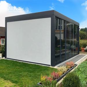 Alunotec מותאם אישית קל להרכיב פרגולות אלומיניום גזבו גג פטיו גן אספקה פרגולות - Product Image 5