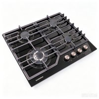 Table de cuisson à gaz encastrable 4 brûleurs OEM/ODM d'usine, 24 pouces, en verre trempé, cuisinière à gaz GPL/GN, 8 réglages de chaleur, plaque de cuisson GPL/GN pour la maison