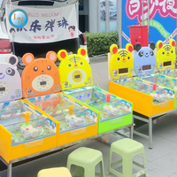 Nouvelle Arrivée Mécanique Divertissement Flipper Arcade Machine Enfants Adultes Jeux à Pièces Cool Bear Mini Flipper