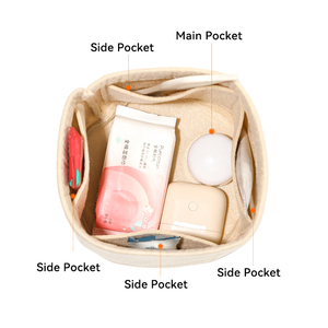 Organizador <span class=keywords><strong>de</strong></span> Bolso <span class=keywords><strong>de</strong></span> Fieltro, Inserto para Bolso, Organizador <span class=keywords><strong>de</strong></span> Bolso en Bolso para <span class=keywords><strong>Bolsos</strong></span> Tote - Product Image 3