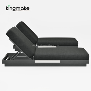 Chaise longue de jardin personnalisée pour hôtel, plage, piscine, terrasse, chaise longue moderne en aluminium pour l'extérieur - Product Image 6